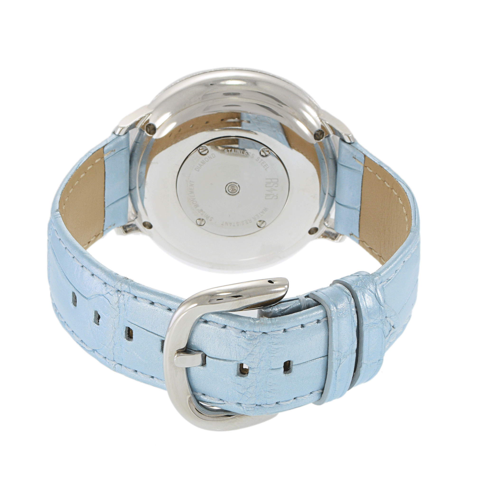 Louis Martin Dancing Gems Watch with Blue Topaz and Diamonds