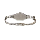 Elgin 1940's Ladies Cocktail Platinum and Diamond Watch