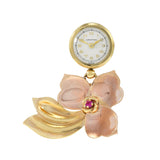 Vintage 1960's Croton 14KT Gold Pendant/Pin Watch