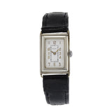 Ultra Rare Elgin 14K White Gold Filled Tank Watch Manual Wind