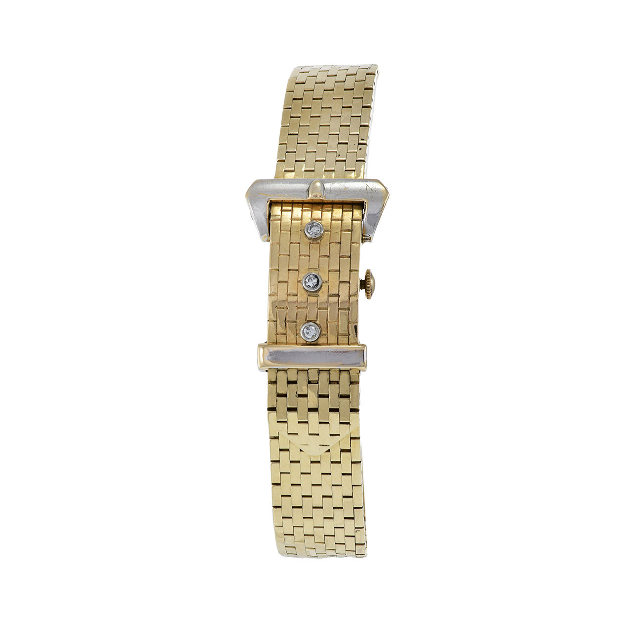 Jerral 14K Yellow Gold and Diamond Cocktail Watch