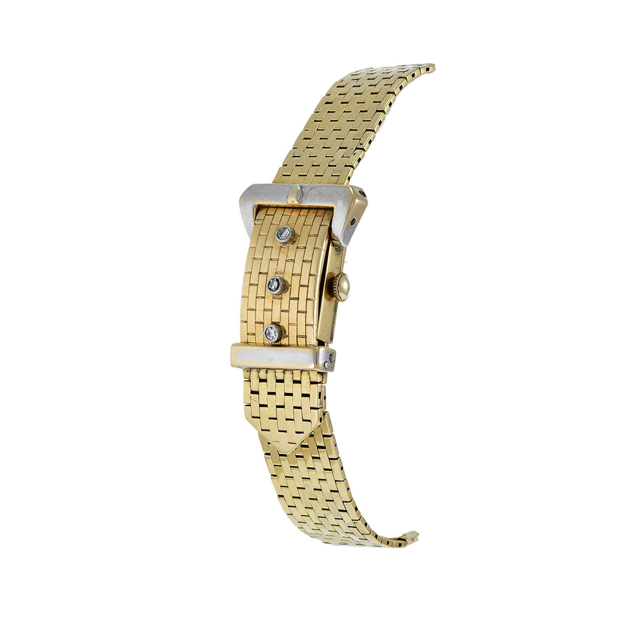 Jerral 14K Yellow Gold and Diamond Cocktail Watch