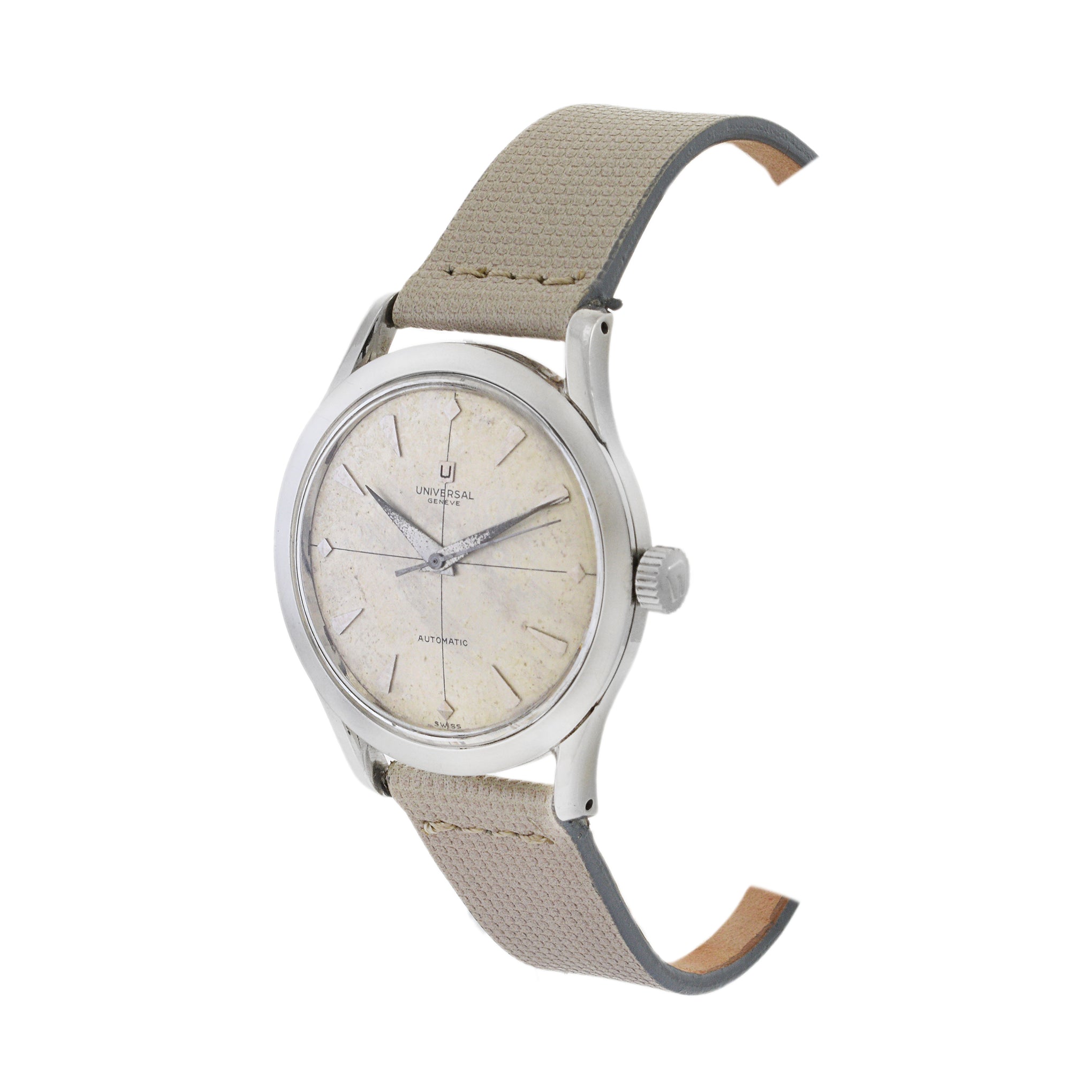 Universal Geneve Reference 20218-1 Calatrava Stainless Steel Automatic