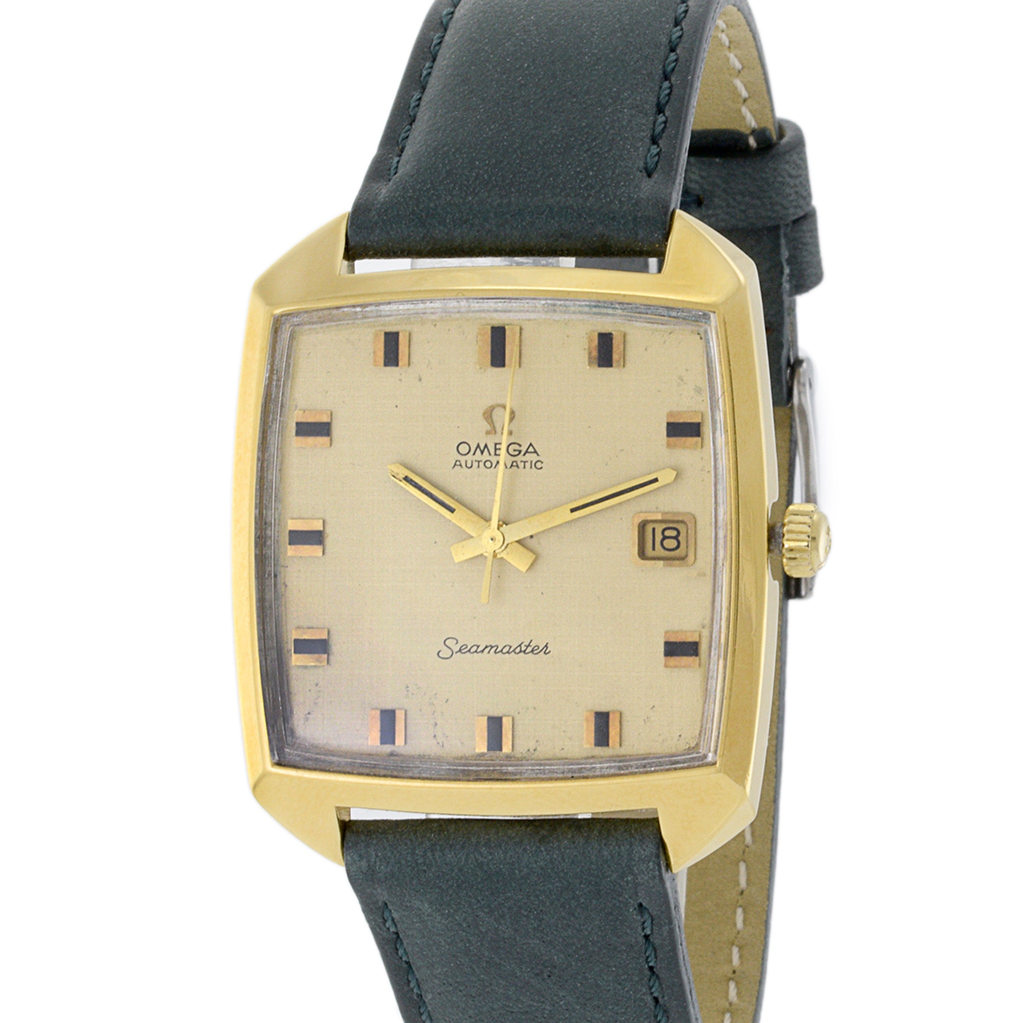 1968 Omega Seamaster Reference 166.042 TV Dial Automatic Watch