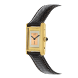 Vintage 1970s Must de Cartier Paris Tri-Color Dial Vermeil Watch