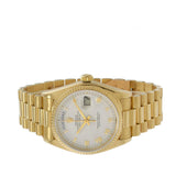 Rolex Day-Date 36MM 18KT Yellow Gold President Ref. 18038 with White Dial