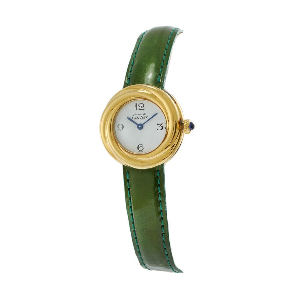Cartier Must de Cartier Trinity Vermeil 27MM White Dial – Quartz