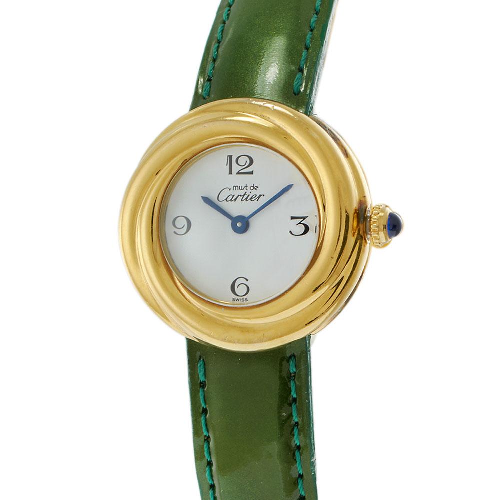Cartier Must de Cartier Trinity Vermeil 27MM White Dial – Quartz