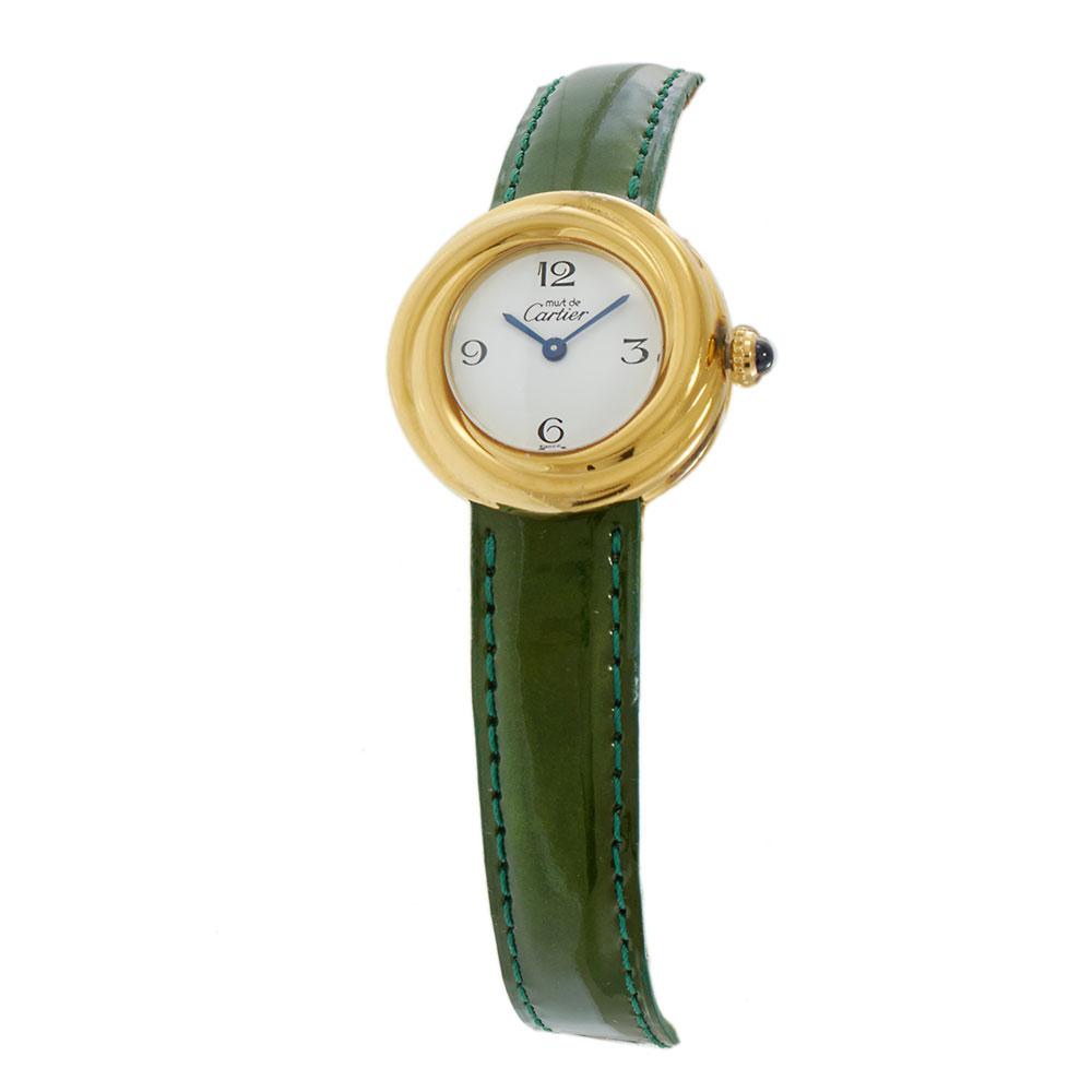 Cartier Must de Cartier Trinity Vermeil 27MM White Dial – Quartz