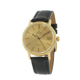 Vintage 1974 Omega 18KT Yellow Gold Gold Dial Automatic