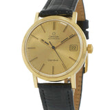 Vintage 1974 Omega 18KT Yellow Gold Gold Dial Automatic