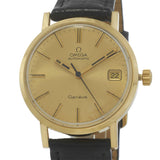 Vintage 1974 Omega 18KT Yellow Gold Gold Dial Automatic