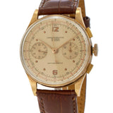 Vintage 1950s Chronograph Suisse 37MM 18KT Rose Gold