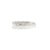 18KT White Gold Diamond Twisted Braid Ring