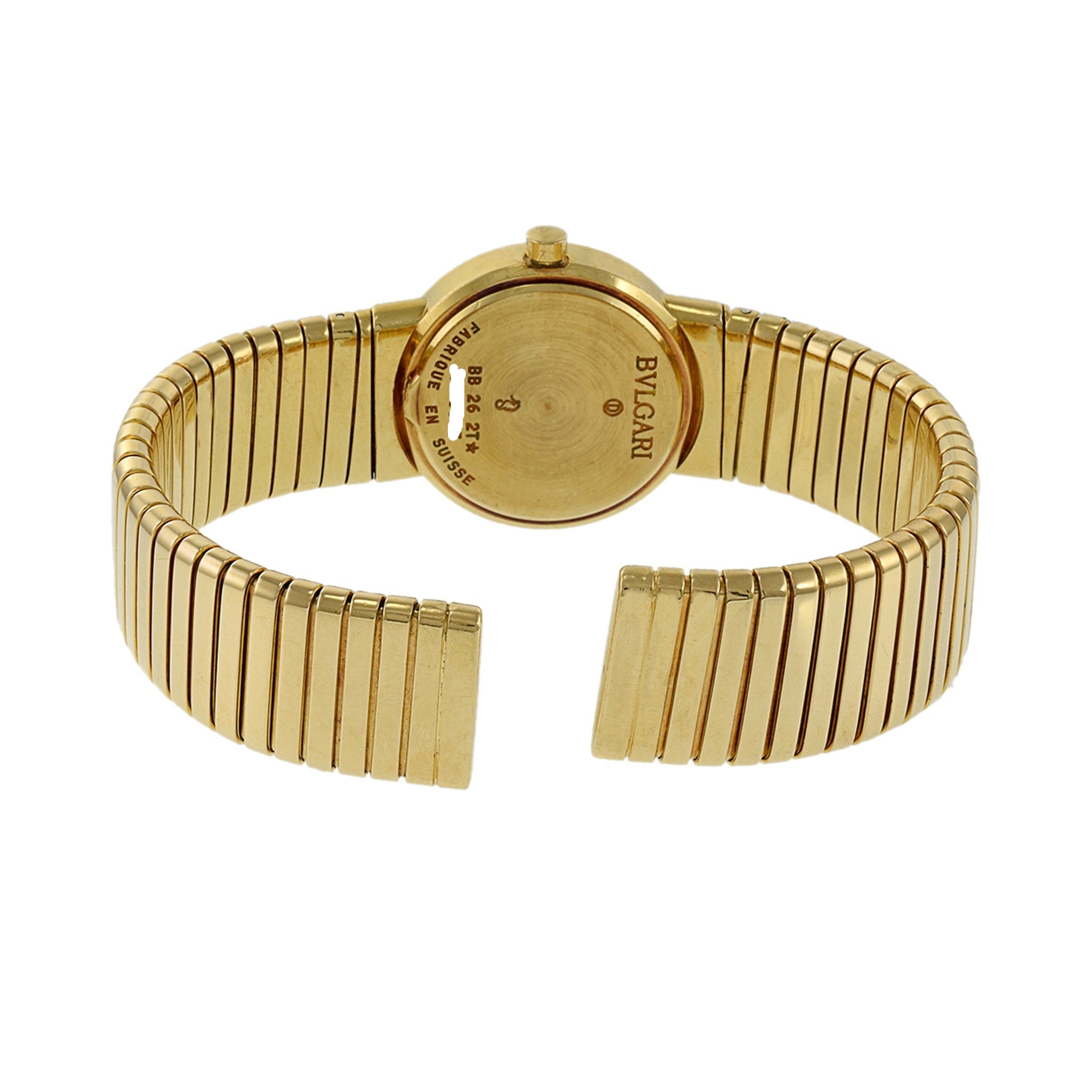BVLGARI TUBOGAS 18k Yellow Gold Flexible Watch