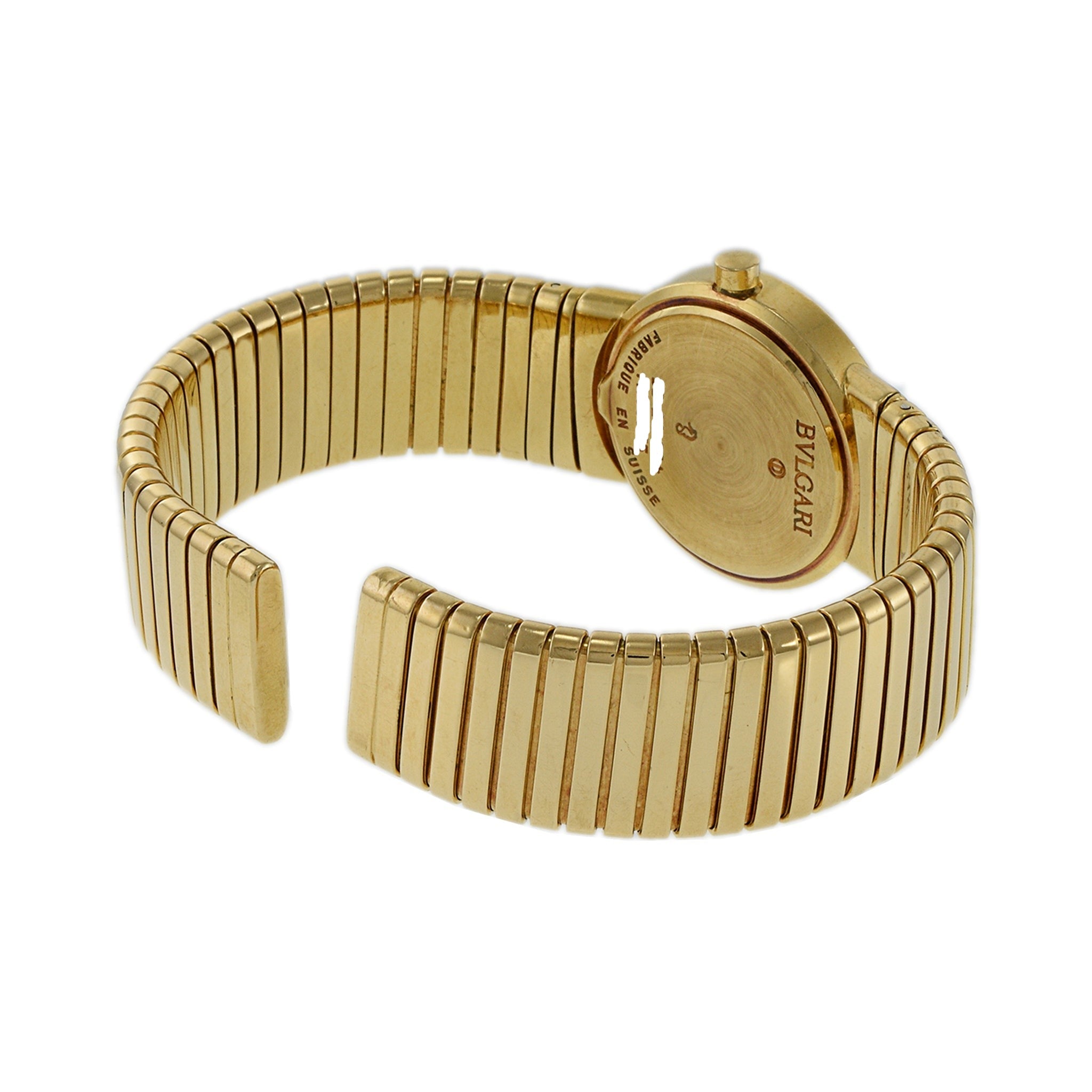 BVLGARI TUBOGAS 18k Yellow Gold Flexible Watch