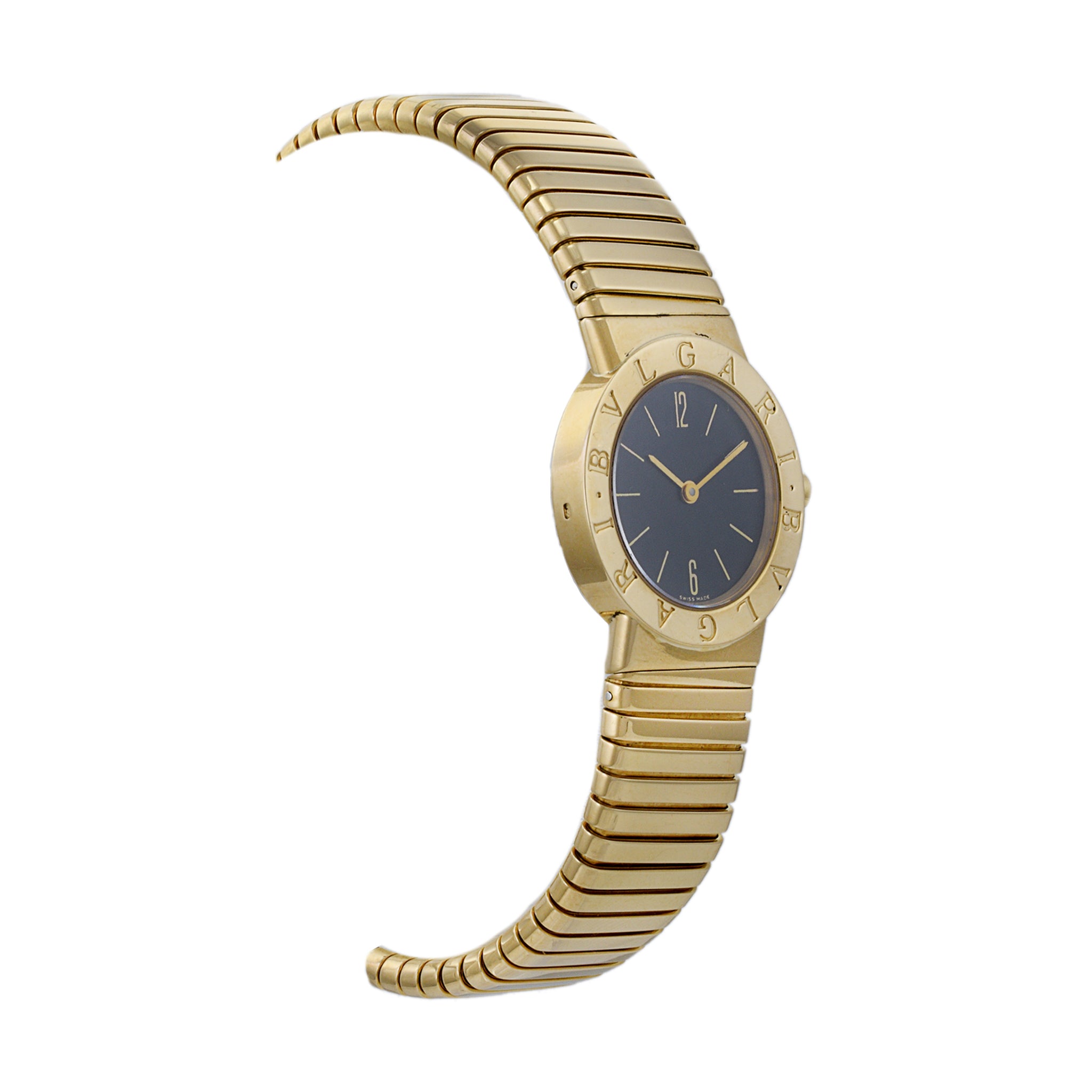 BVLGARI TUBOGAS 18k Yellow Gold Flexible Watch