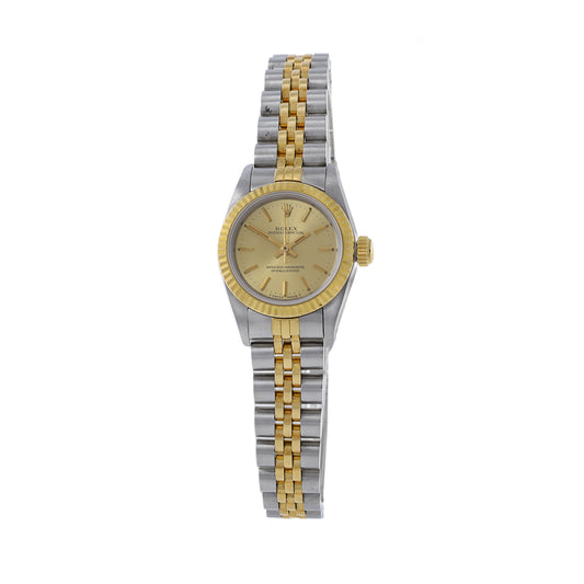 Rolex Lady Oyster Perpetual Reference 67193 Two Tone