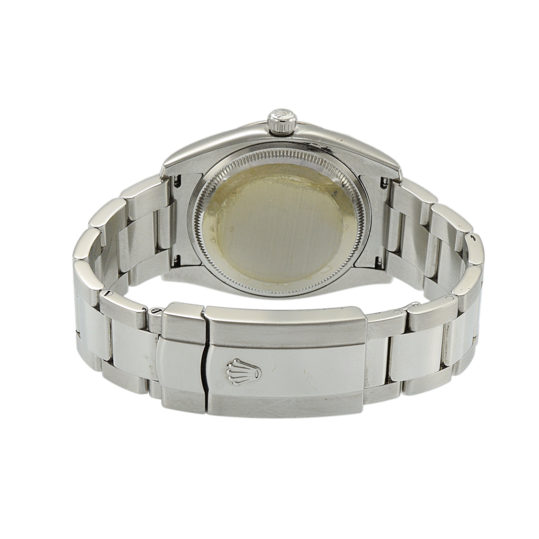 Rolex Date Reference 115234 Factory Diamond Dial 2007 Manufacture with Papers