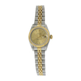 Rolex Lady-Datejust 26MM Steel & 18KT Yellow Gold Champagne Dial – 69173