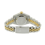 Rolex 69173G Datejust White Diamond Dial Watch