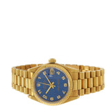 Rolex 31MM 18KT Yellow Gold Datejust Ref. 6827 with Blue Jubilee Dial