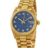 Rolex 31MM 18KT Yellow Gold Datejust Ref. 6827 with Blue Jubilee Dial