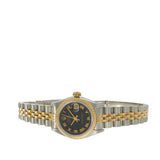 Rolex Lady-Datejust 26MM  Ref. 69173 with Black Textured Dial