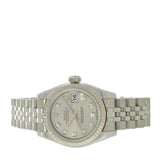 Rolex Datejust 26mm Silver Diamond Dial Ref. 179174
