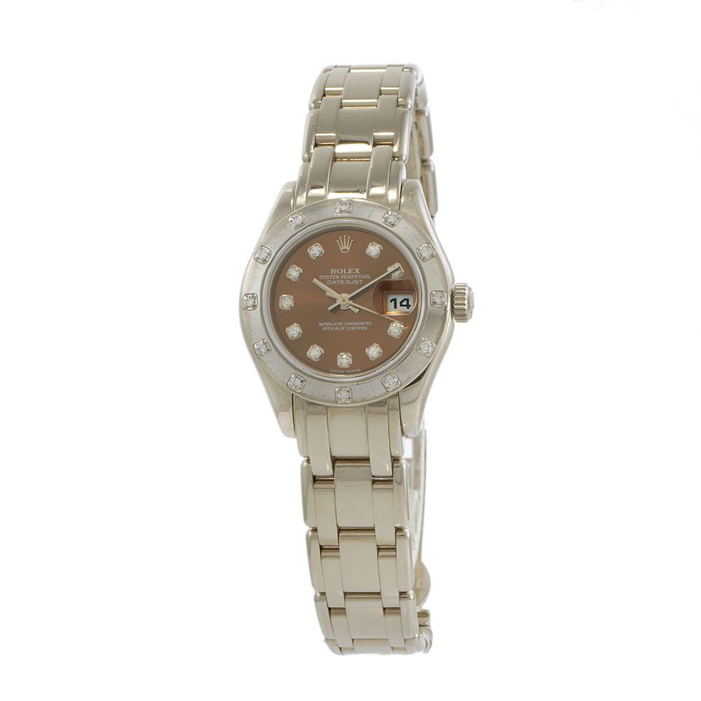 Rolex Lady-Datejust Pearlmaster 80319 Chocolate Diamond Dial