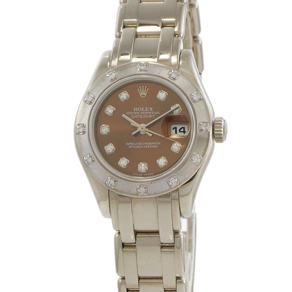 Rolex Lady-Datejust Pearlmaster 80319 Chocolate Diamond Dial