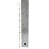 18KT Rose Gold Adjustable Diamond Star Bracelet