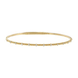 14KT Yellow Gold Alternating Diamond Flex Bangle