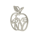 Sterling Silver “I Love NY” Apple Charm