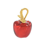 18KT Yellow Gold Vermeil Small Red NYC Apple Charm