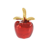 18KT Yellow Gold Vermeil Small Red NYC Apple Charm