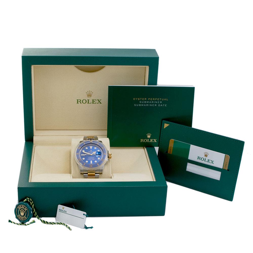 Rolex Submariner 116613LB Blue Dial- Full Set