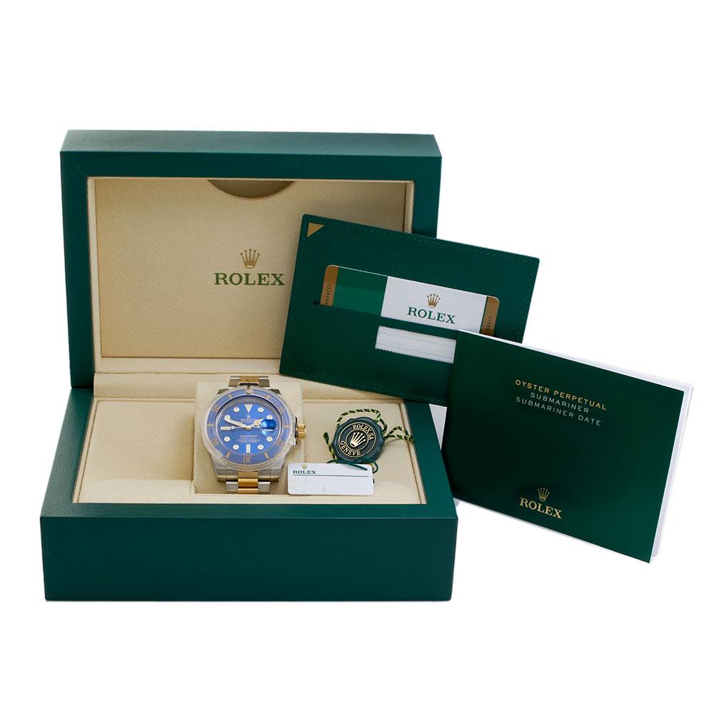 Rolex Submariner 116613LB Blue Dial- Full Set