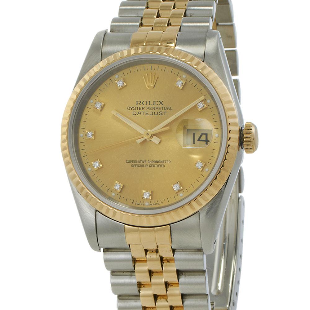 Rolex Datejust 36MM Factory Diamond Dial Ref. 16233