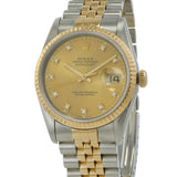 Rolex Datejust 36MM Factory Diamond Dial Ref. 16233