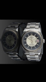 Rolex Datejust 36mm 116234 Tuxedo Index Dial Watch, Papers