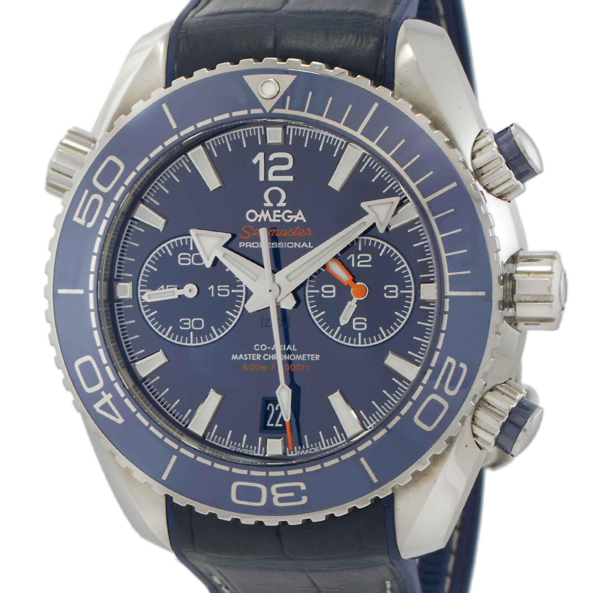 Omega Seamaster Planet Ocean 600M Blue Chronograph –  215.33.46.51.03.001