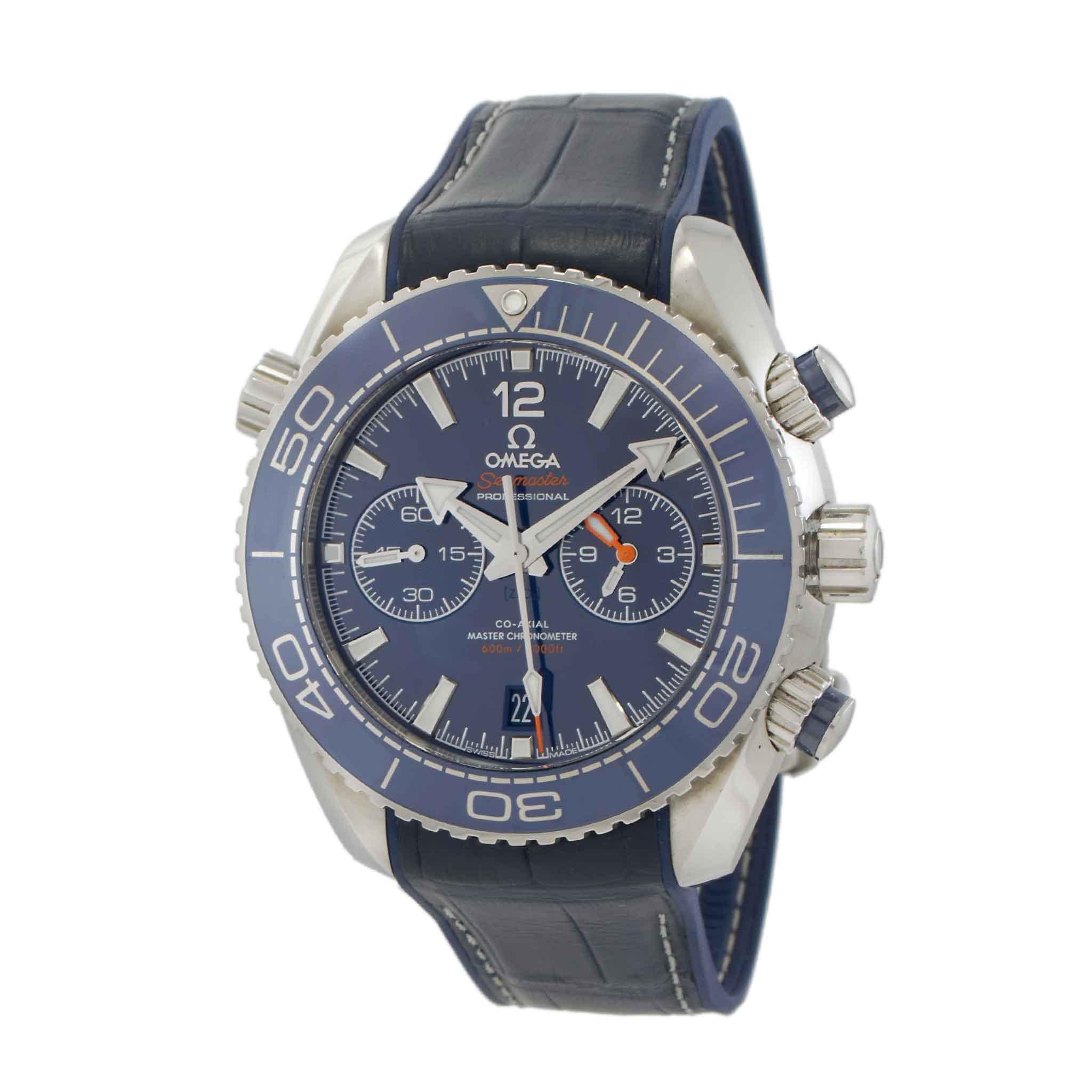 Omega Seamaster Planet Ocean 600M Blue Chronograph –  215.33.46.51.03.001