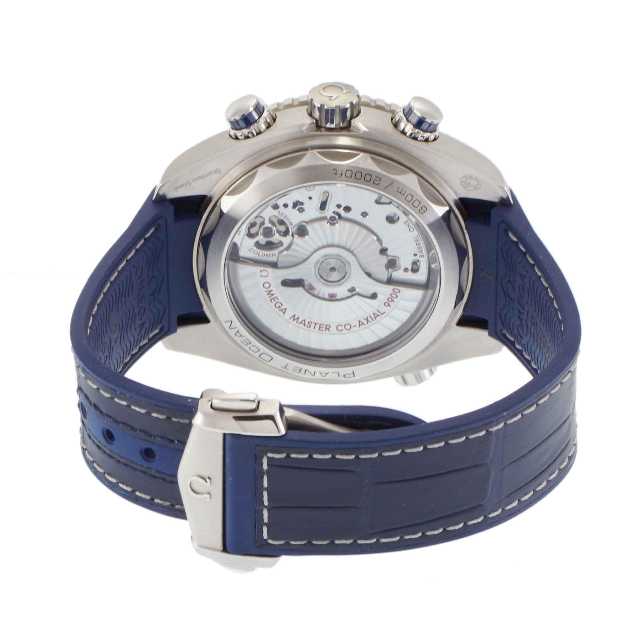 Omega Seamaster Planet Ocean 600M Blue Chronograph –  215.33.46.51.03.001