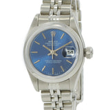 Rolex Lady-Datejust 26MM Stainless Steel Blue Dial-69160