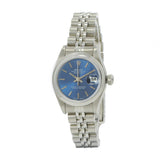 Rolex Lady-Datejust 26MM Stainless Steel Blue Dial-69160