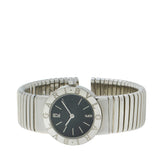 Bvlgari Tubogas Ref. BB26 2TS – Stainless Steel, Black Dial, Quartz