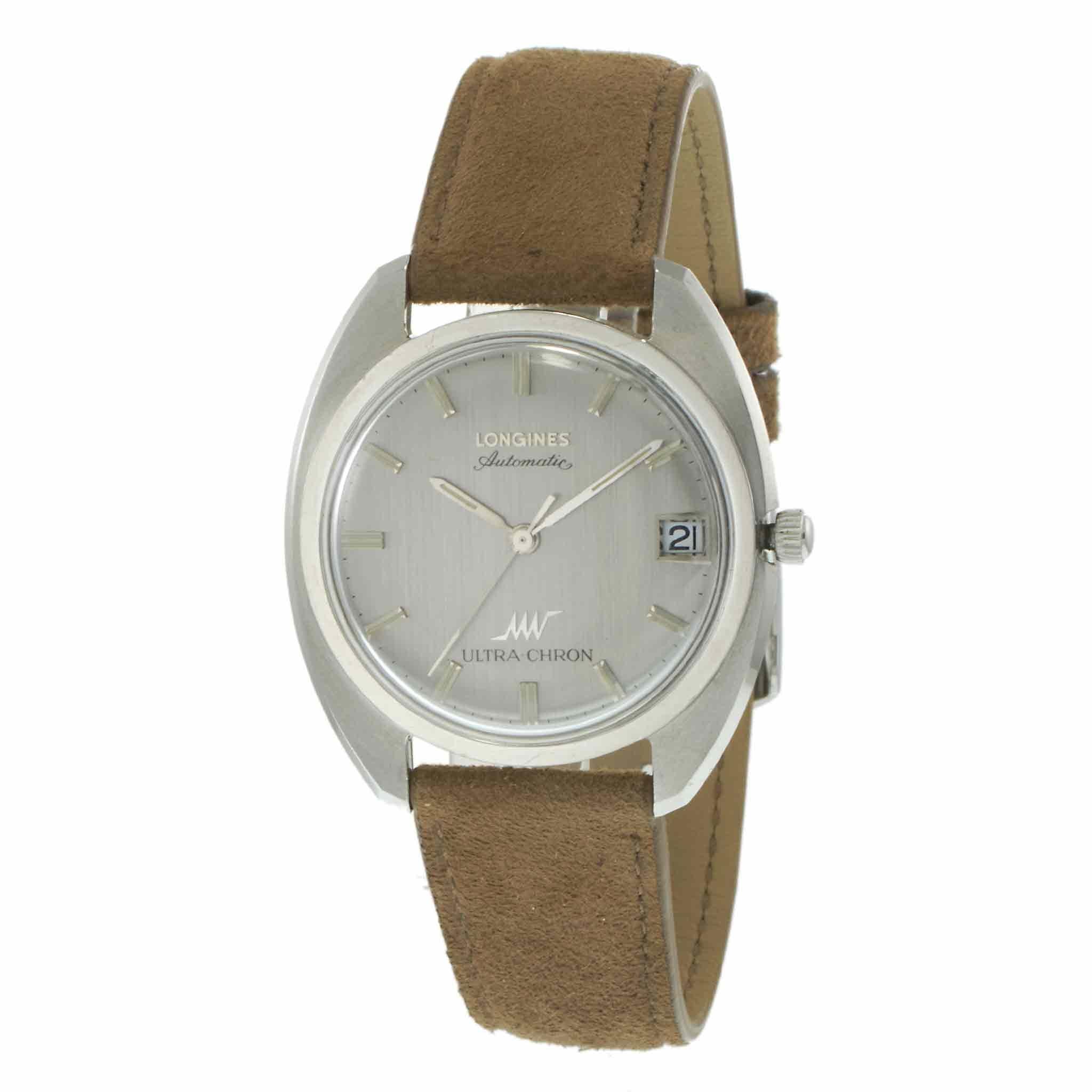 Vintage 1968 Longines Ultra-Chron 36MM Stainless Steel – Automatic High-Beat