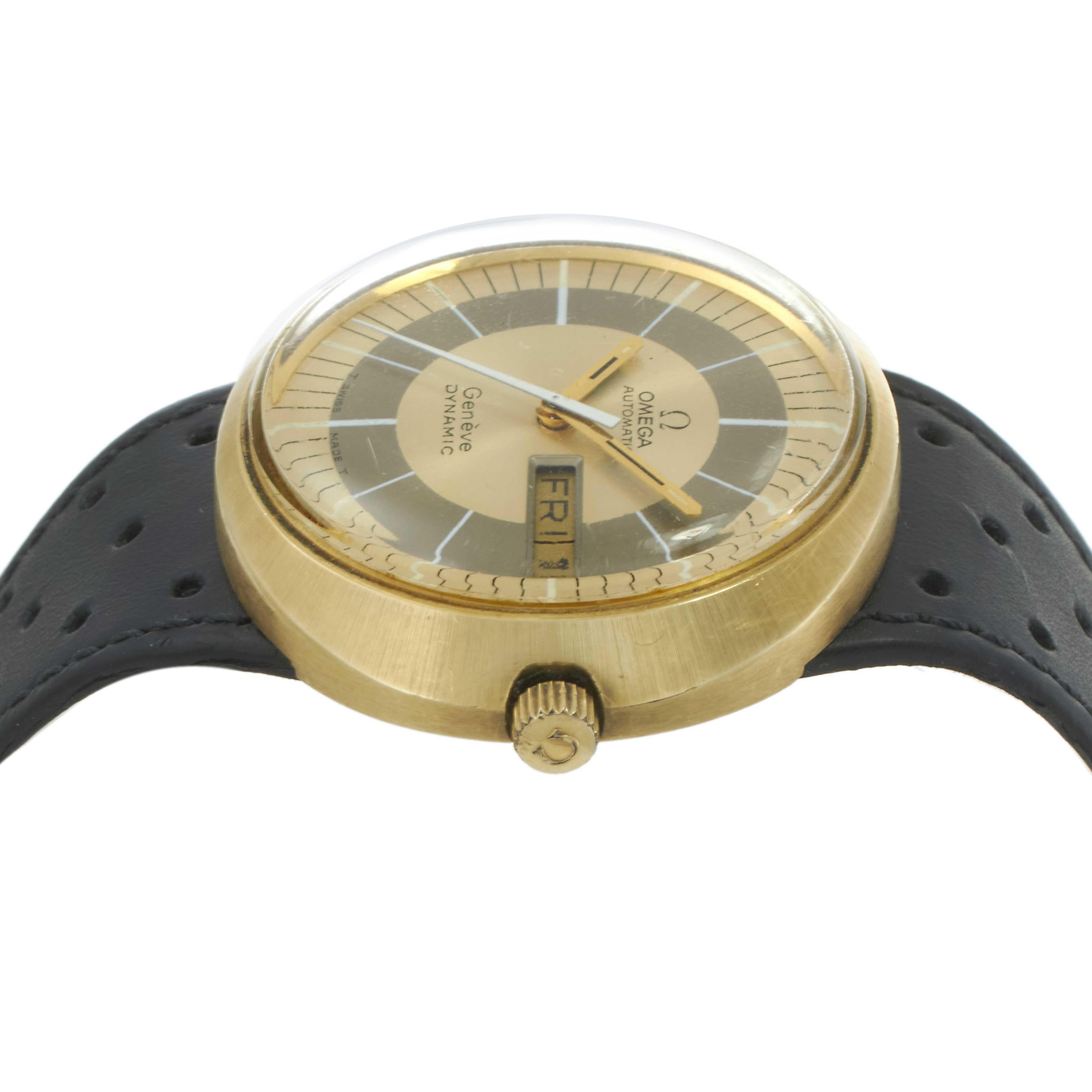 Vintage 1970s Omega Genève Jumbo 40MM Elliptical Automatic