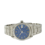 Vintage 1974 Rolex Oysterdate Ref. 6694 Blue Dial
